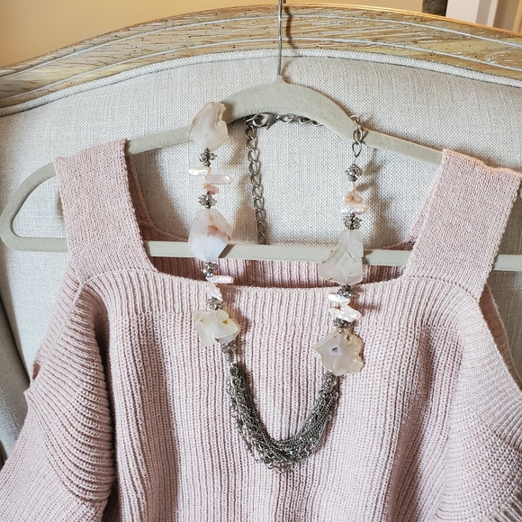 Designer precious stone necklace - Picture 2 of 2